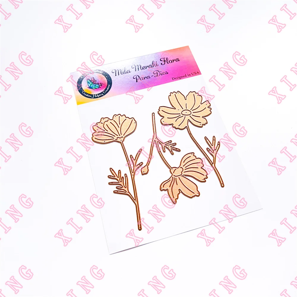 

New Flower Leaves Metal Cutting Dies Diy Scrapbook Decoration Embossing Molds Handmade Craft Knife Blade Punch Reusable Template