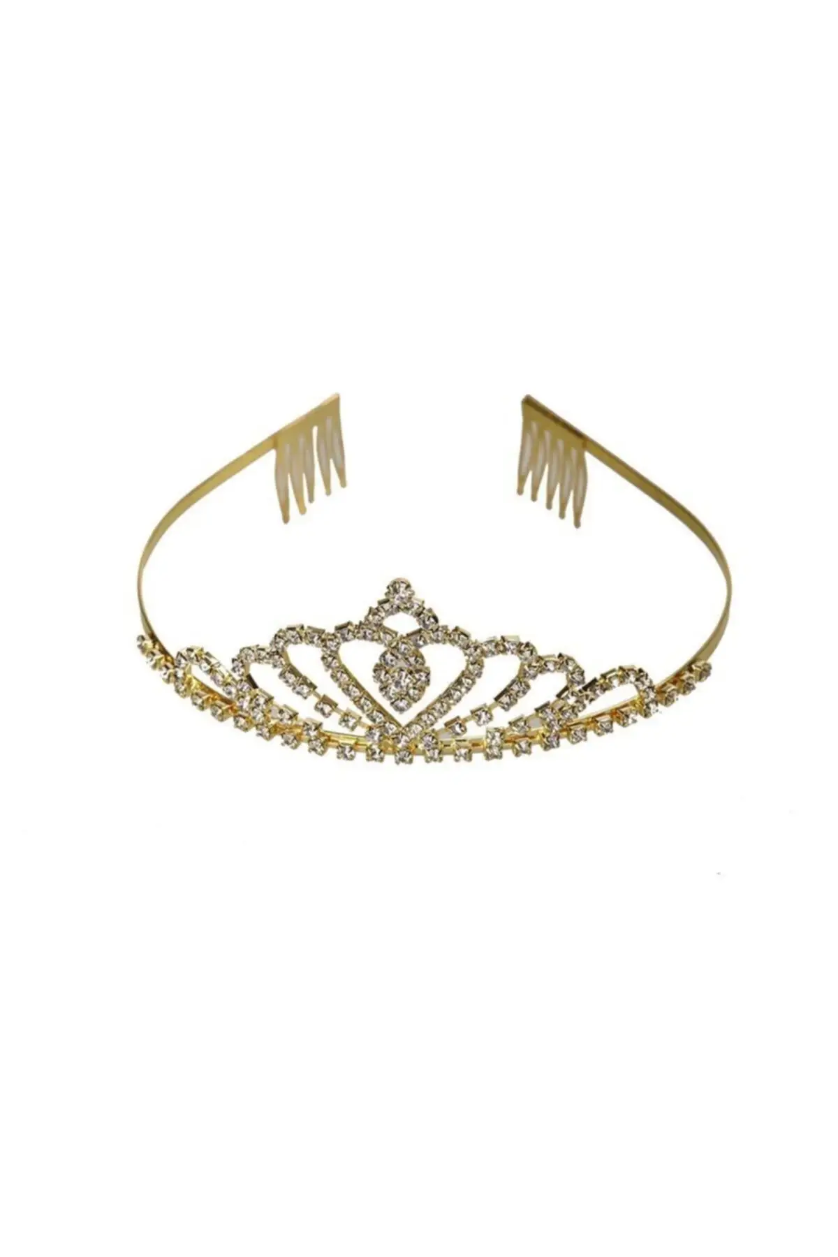 

Bridal Accessories Bridal Crown With Heart Design And Stone Wedding Handmade For Bride And Bride