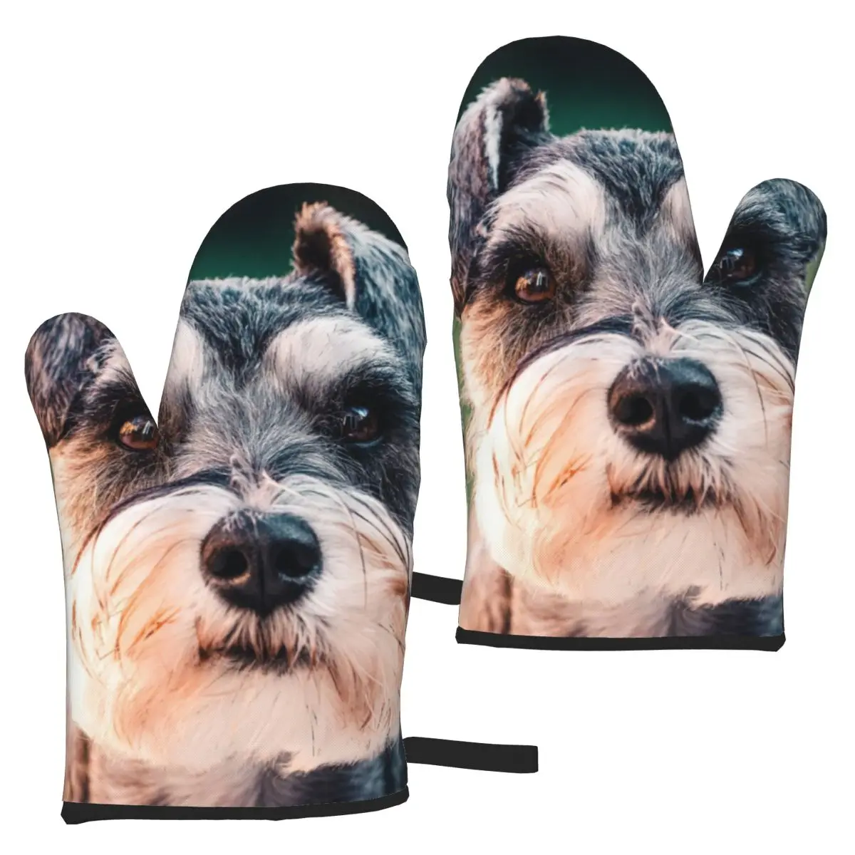 

Перчатки для микроволновой печи миниатюрные шнауцеры 2 шт. изолированные термостойкие перчатки для выпечки