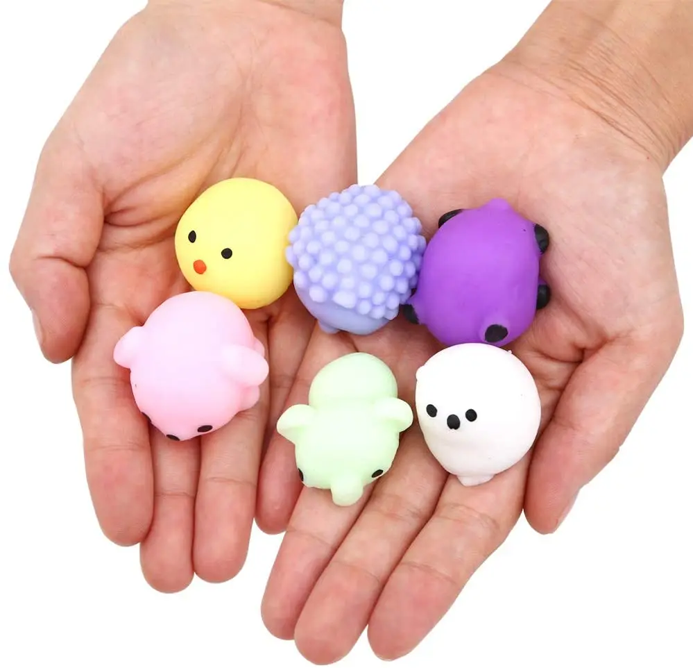 Squishies Squishy Toy 24pcs Party Favors for Kids Squishy Toy moji Kids Kawaii squishies Stress Reliever Anxiety Toys Easter Toy enlarge