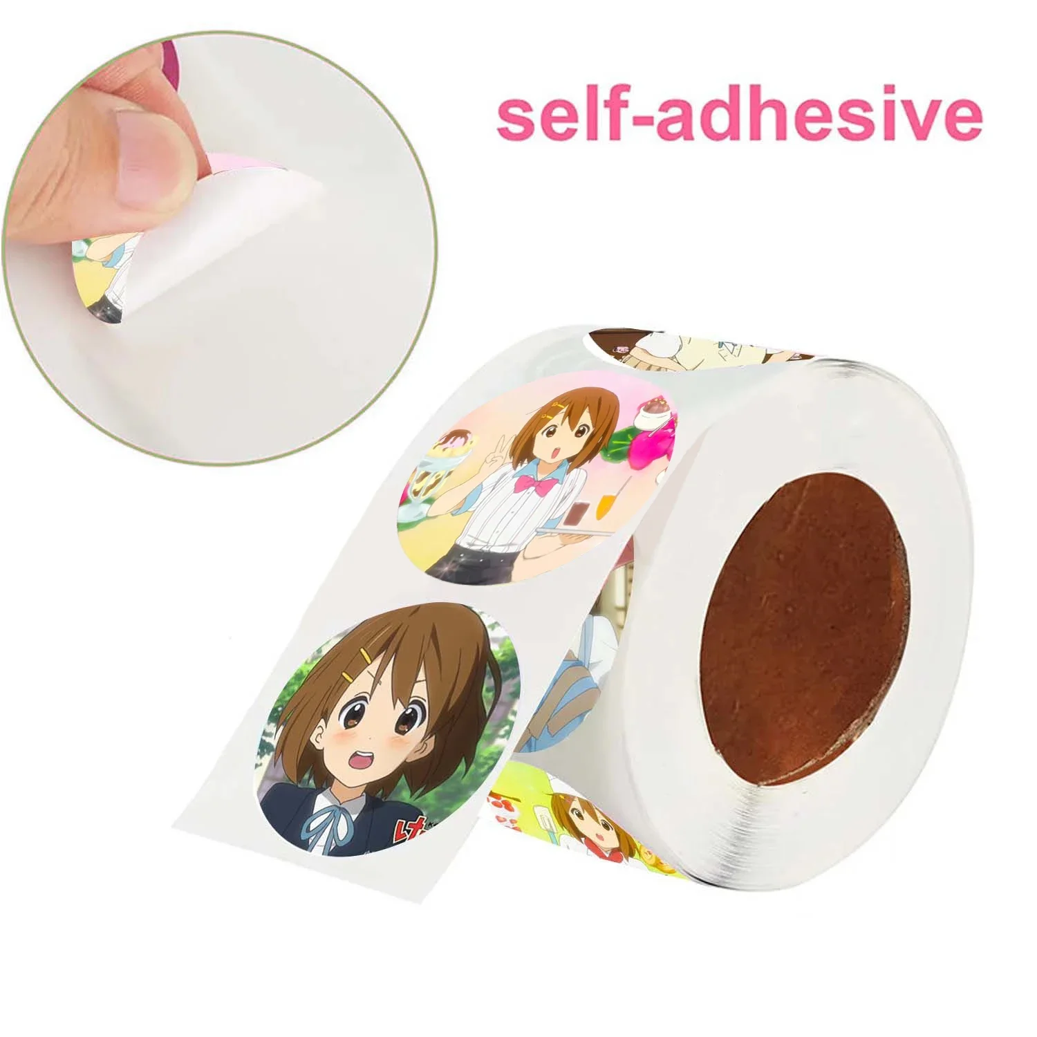 500 шт./рулон Hirasawa Yui Akiyama Mio Tainaka Ritsu популярные 2D аниме периферийные рулонные