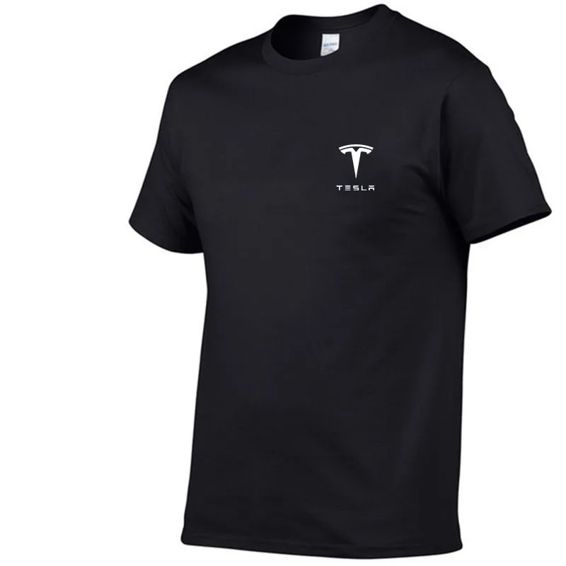 

Summer Hot Sale Brand Tesla Men 100% Cotton T-shirt Men Casual Tesla Shirts Short-sleeve Men In Cotton Soft Short Shirts