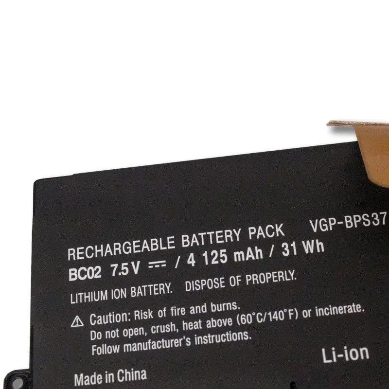 Высококачественный аккумулятор VGP-BPS37 емкостью 31 Вт·ч для Sony SVP11227SCB SVP112A19T (art.: 3920da2c80287) - 3920da2c80287