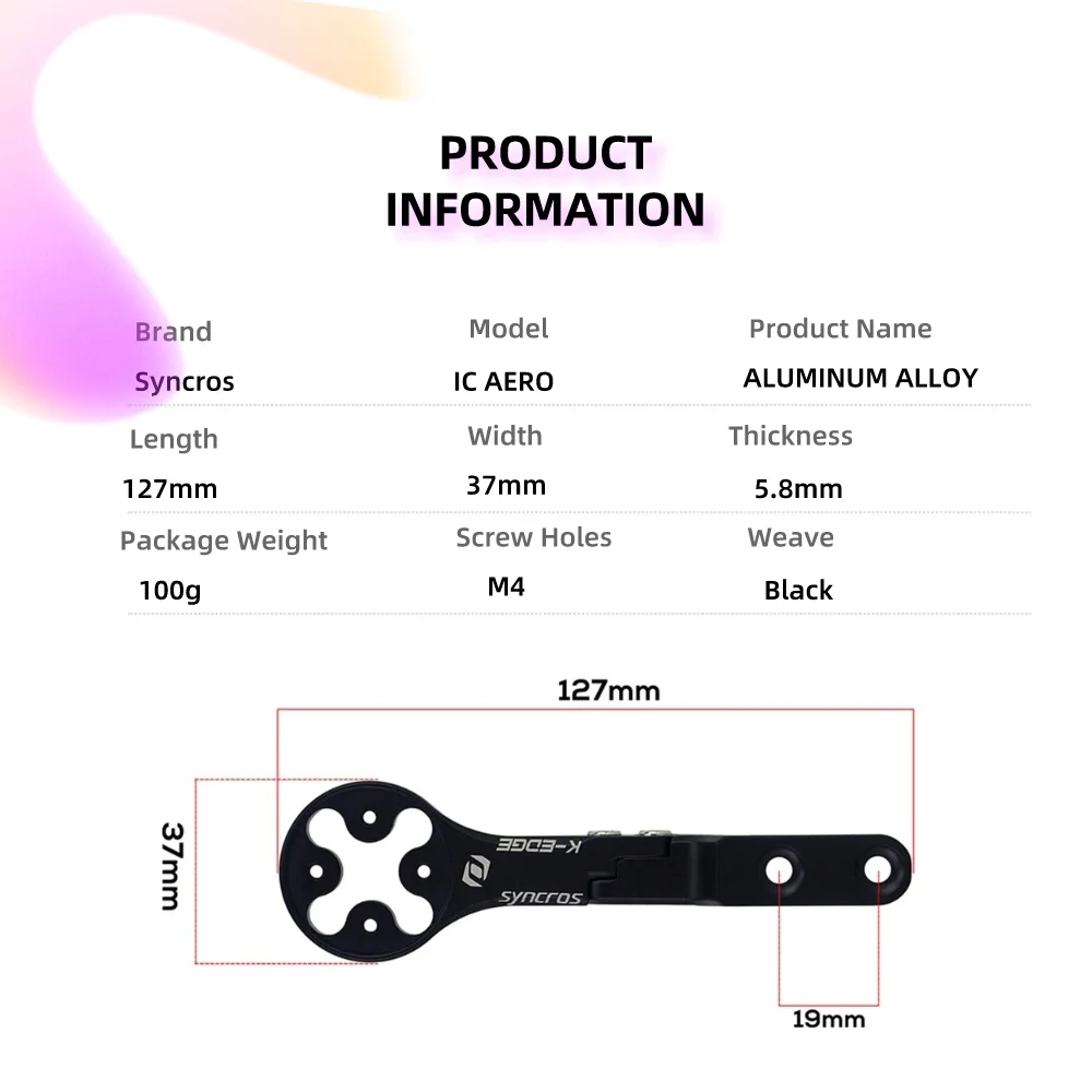 Syncros интегрированное крепление на руль компьютера из сплава для CRESTON IC SL AERO с