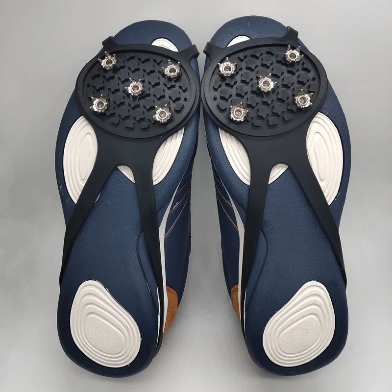 

Silicone 5-tooth Anti-skid Crampons Snow Outdoor Anti-skid Shoe Cover Snow Gourd-shaped Crampons