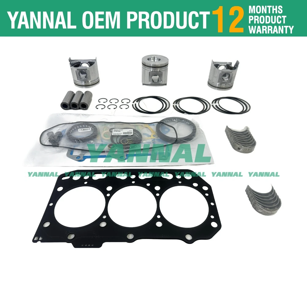 3TNV88 3TNV88C Комплект для капитального ремонта экскаватора Yanmar E30B E35B E36B E33C