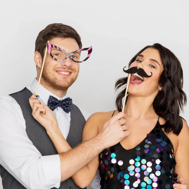 Реквизит для фотобудки свадебное украшение сделай сам смешные маски мистер