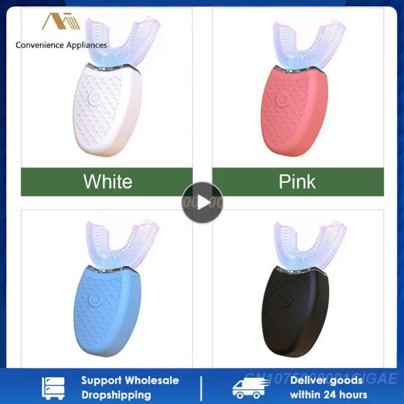 

Ультразвуковая U-образная электрическая зубная щетка, ультразвуковой Мягкий Прибор для чистки волос и волос, устройство для мытья тела с автоматической зарядкой и таймером