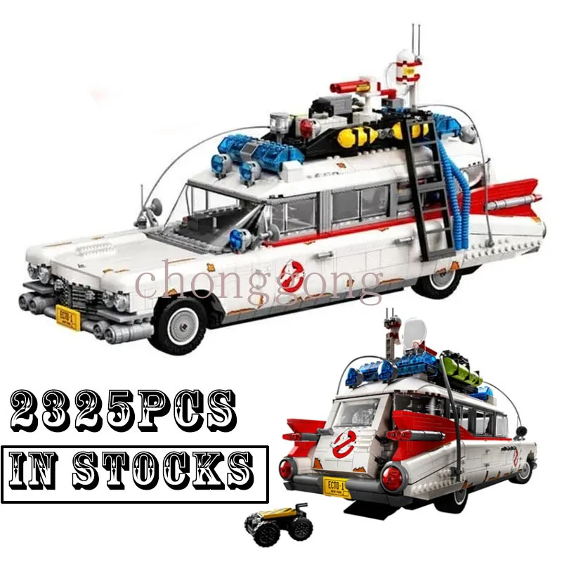 

New Model Compatible With 10274 Ghostbusters ECTO-1 Car Building Block 2352pcs Movie Series Bricks Toys For Kids Birthday Gifts