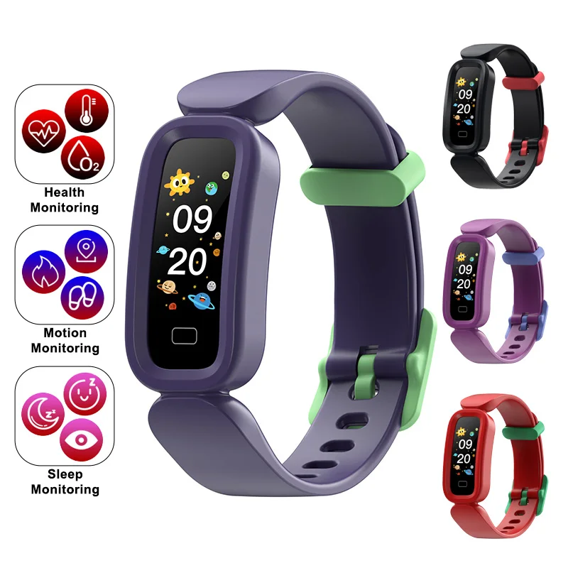 

Смарт-часы Детские с пульсометром и тонометром, водостойкие