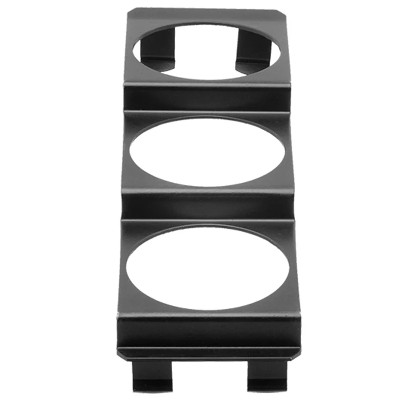 52mm 3 Hole Single DIN Radio Slot Pod Triple Gauge Meter Panel Mount Black |