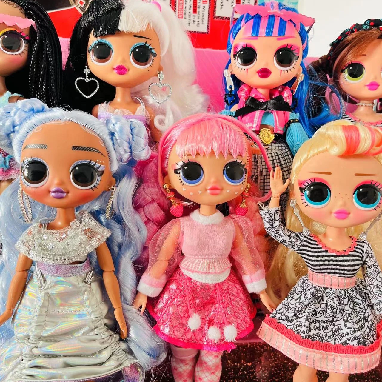 Новинка 2022, Оригинальная кукла lol OMG, кукла пчела, королева, сестра, неоновая девушка, игровой домик, подвижная игрушка, подарок для девочки на день рождения