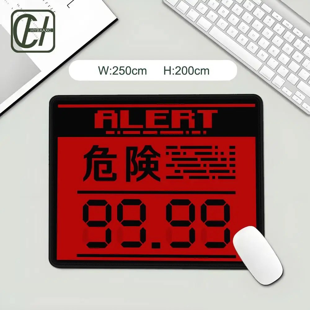 Фото Коврик для мыши Metal Gear Solid Alert Mode с нескользящей резиновой основой, аксессуары для игр, видеоигр, офиса, компьютера, ПК, HYBXXC №1