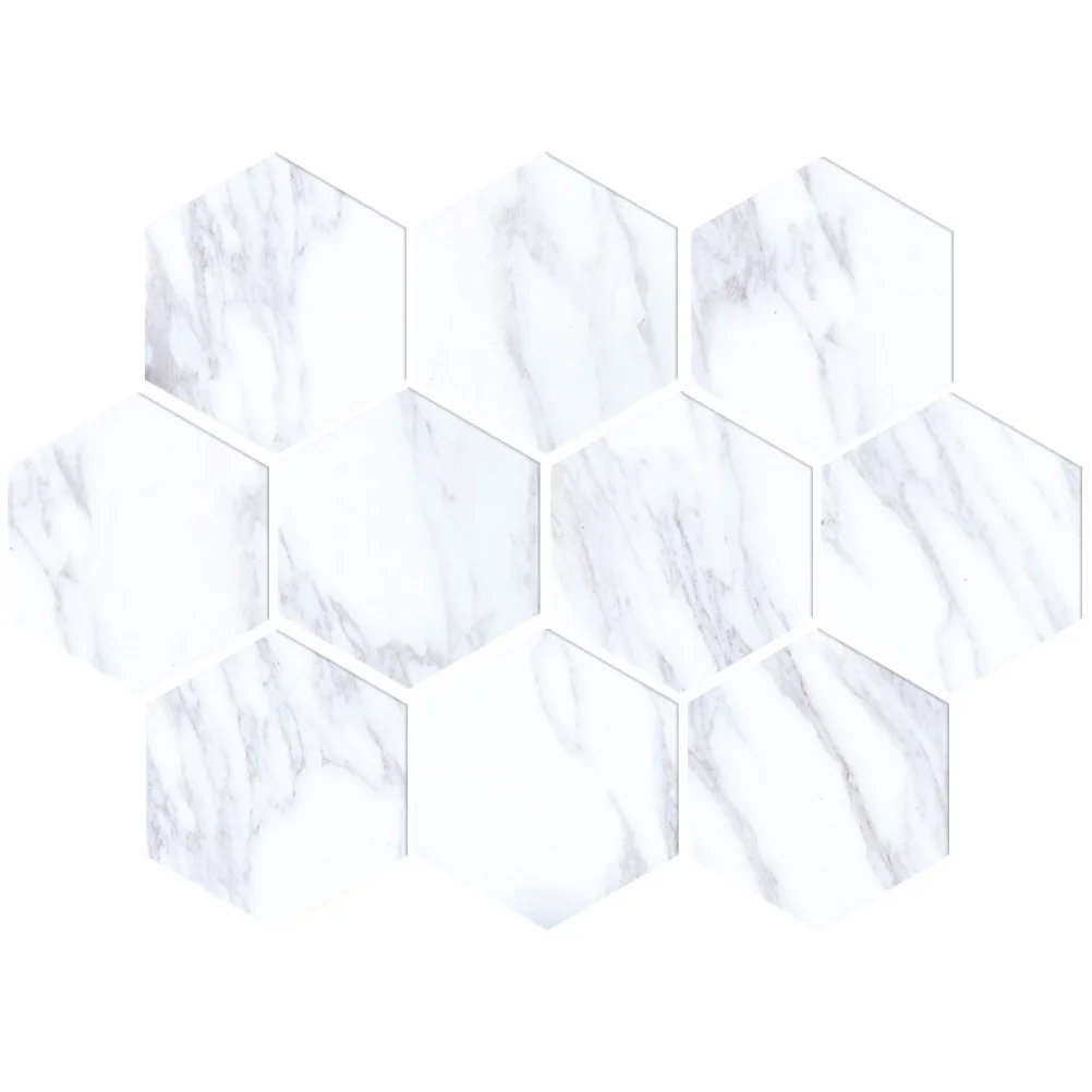 

10PCS Portable Wall Sticker Tile Stickers Floor Decals for Tile Decoration Home