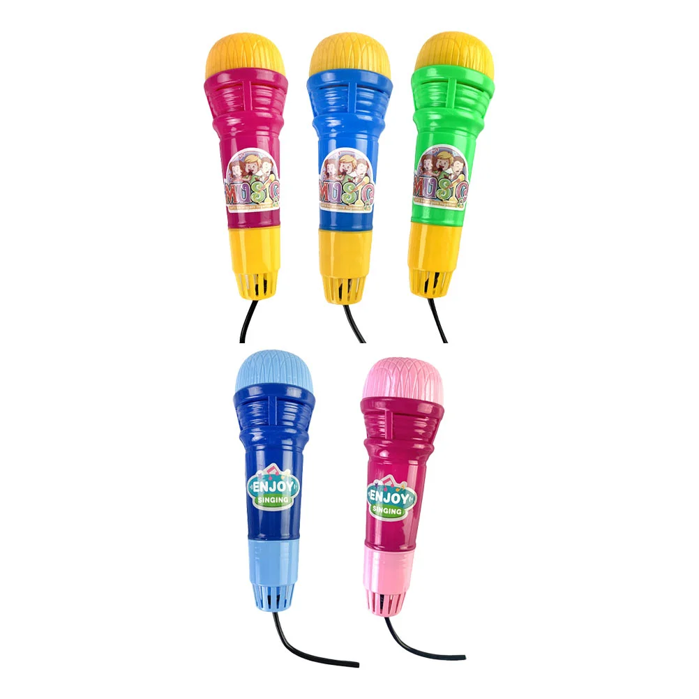 

Microphone Kids Echotoy Microphones Toys Singing Mic Karaoke Toddler Children Educational Playprop Simulatedchild Fakevoice