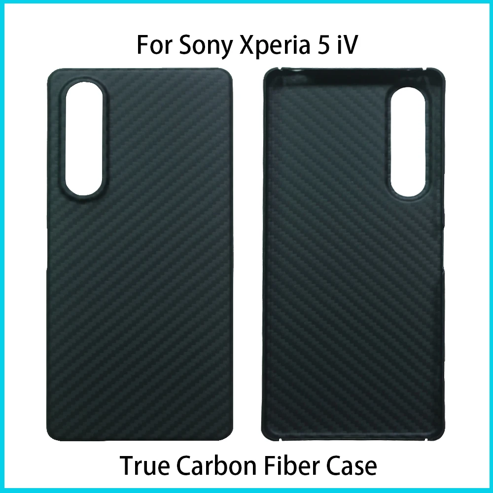 

Smhdmy Real Pure Carbon Fiber Protective Case For Sony Xperia 5 iV Ultra-Thin Aramid Carbon Fiber Phone Case Hard Cover
