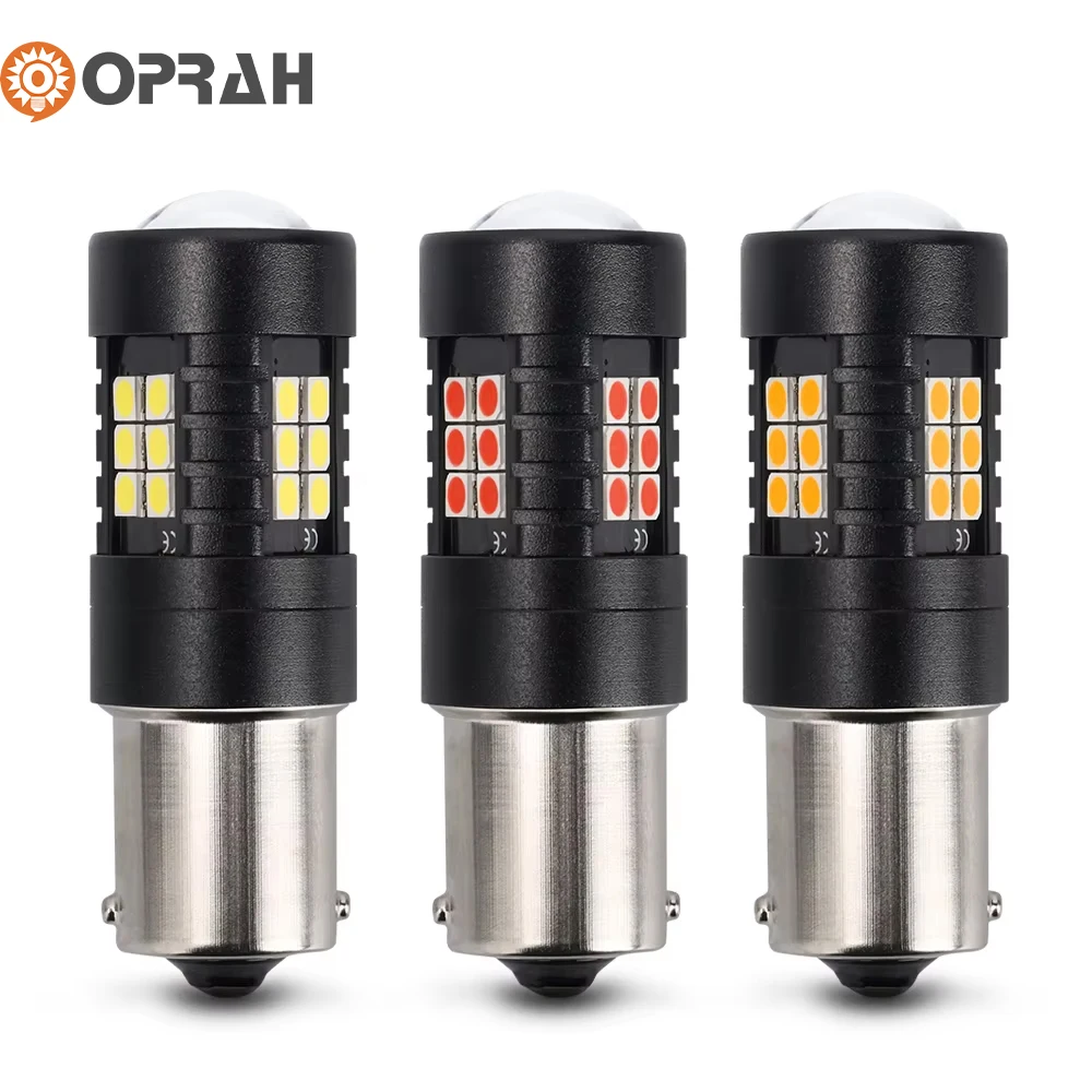 2 шт. Canbus 1156 BA15S 1157 BAY15D T20 7443 3157 Автомобильная светодиодная лампа Передний и задний