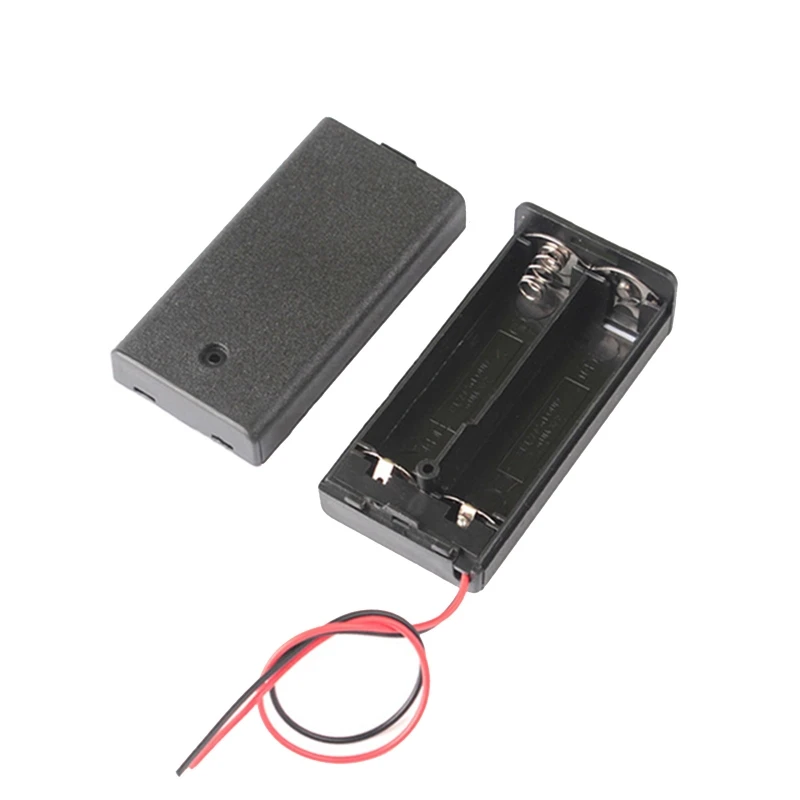 

Dustproof Battery Container with Switch 1/2/3/4/6/8 Slots AA Battery Dustproof Storage Box with Switch