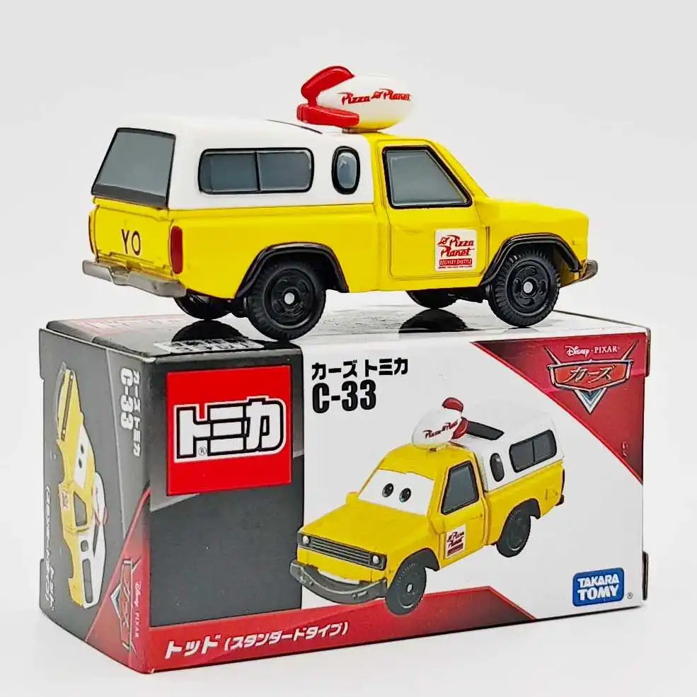 Коллекционная модель автомобиля Takara Tomy Pixar Cars C 33 Тодд Пицца Планет, литая под давлением, для взрослых коллекционеров, декор для рабочего стола (art.: 3920dbd60bc5d) - 3920dbd60bc5d