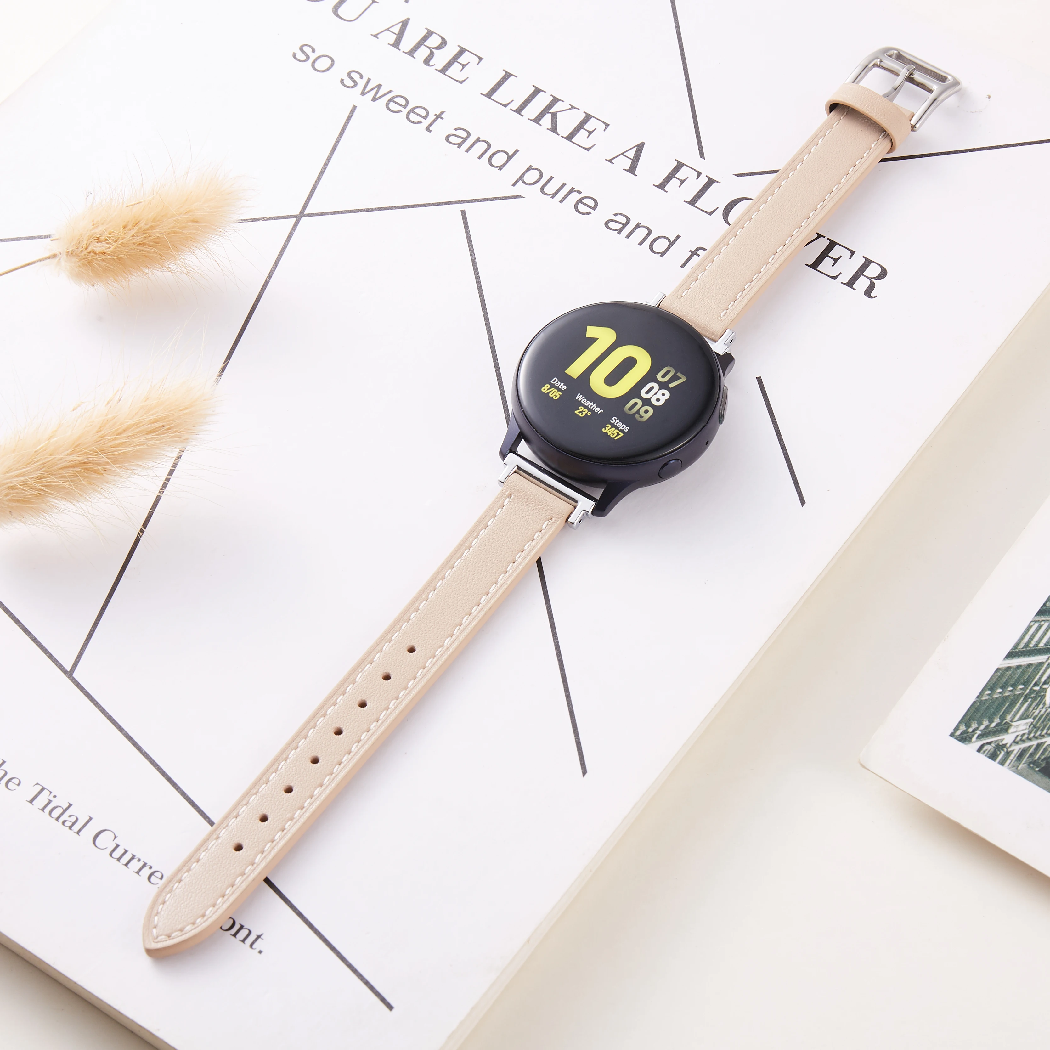 

Leather Watch Band Strap for Samsung Galaxy Watch Gear S3 strap fashion Wristband Bracelet