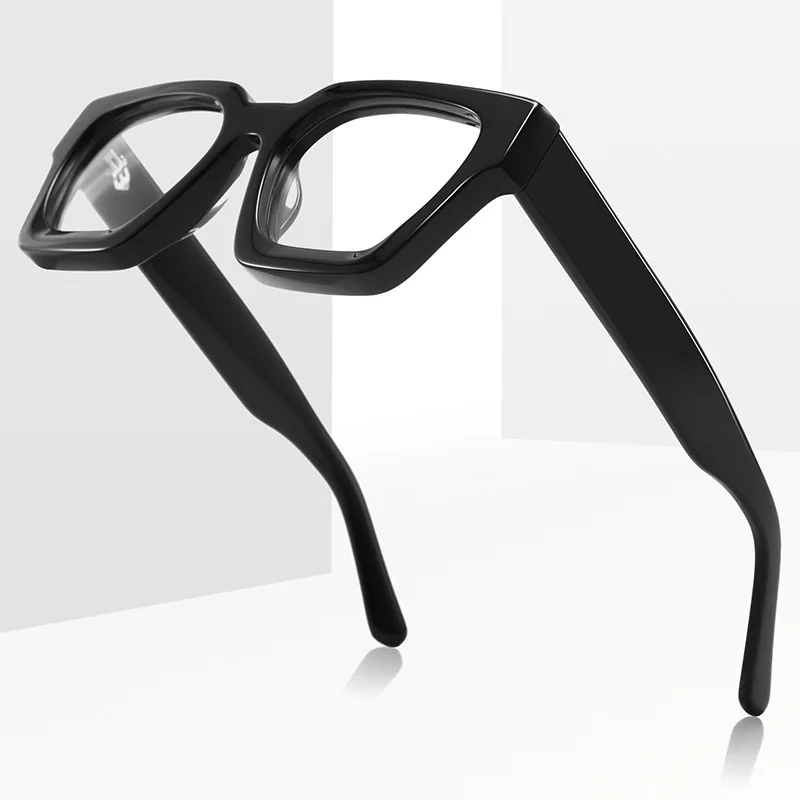 Квадратные ацетатные высококачественные оправы A1439 винтажные очки для