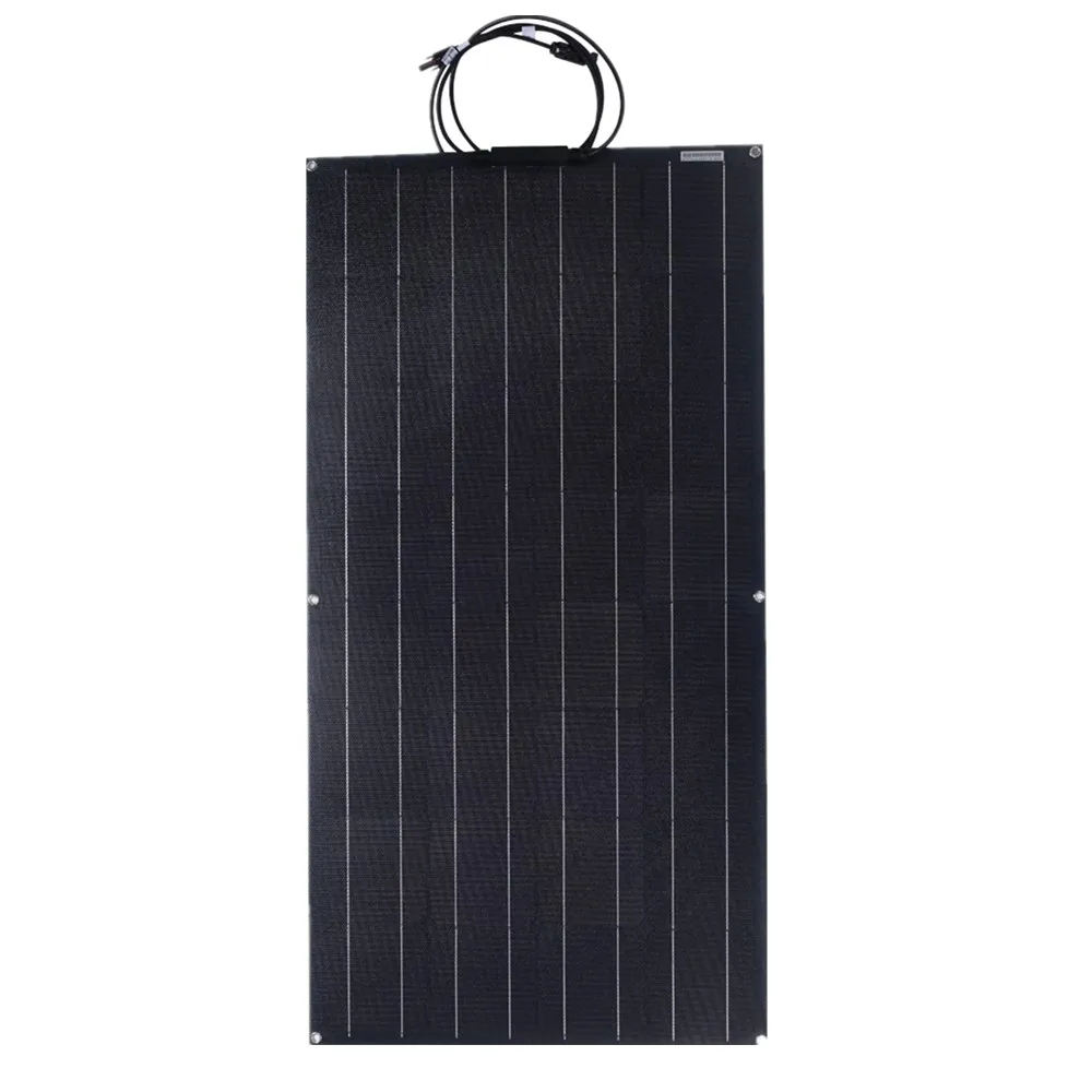 

100W 200W 300W 400W ETFE Flexible Solar Panel 18V Panel Solar Monocrystalline Solar Cell For 12V/24V Battery Charger RV Boat Car