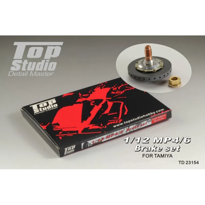 

Top Studio TD23154 1/12 MP4/6 Brake Set Detail-Up Set For Tamiya Model Car Modifications Hand Made Model Set