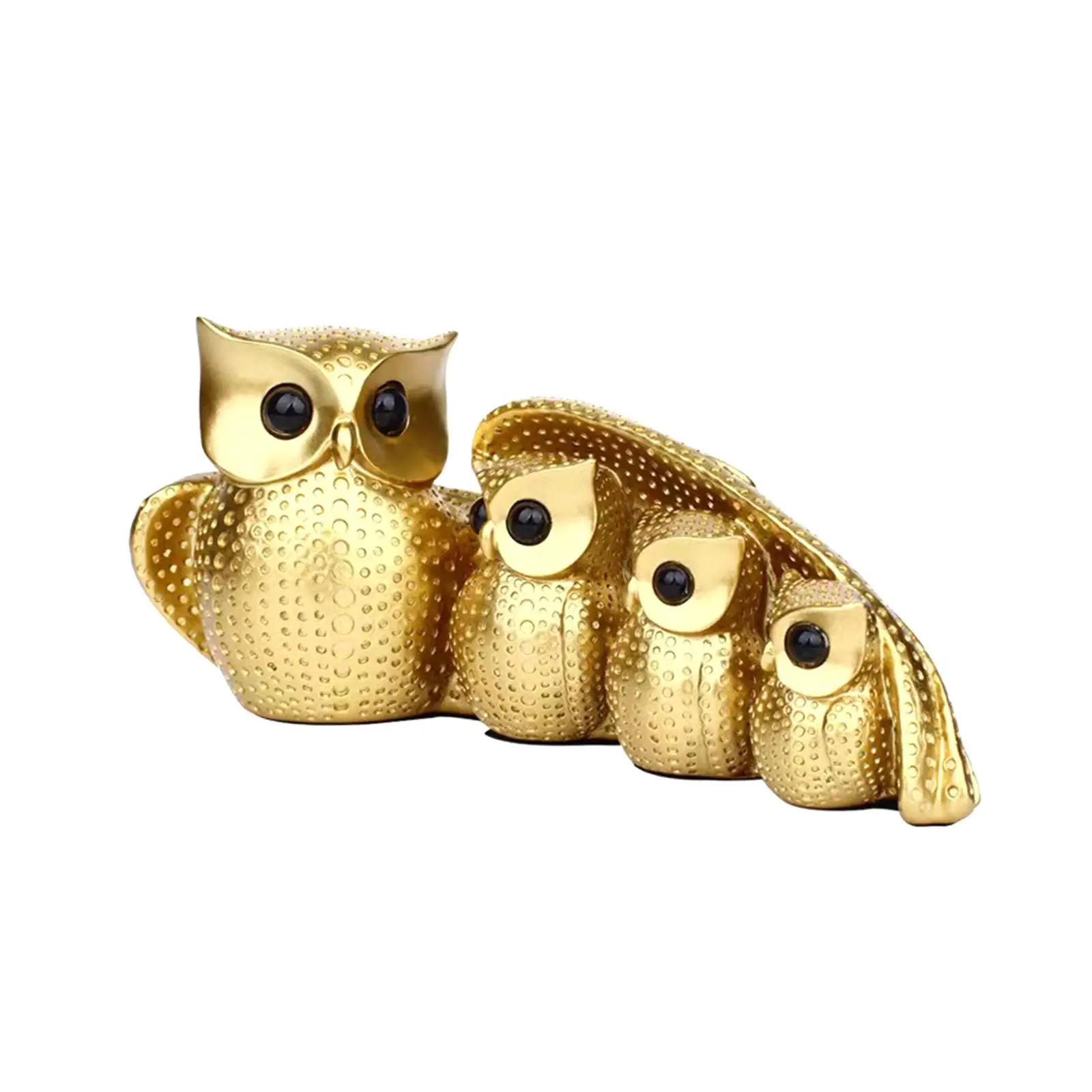 

Owl Statue Resin Home Decor Decorative Birds Figurine Ornament for Desk Cabinet TV Stand Office Housewarming Gift