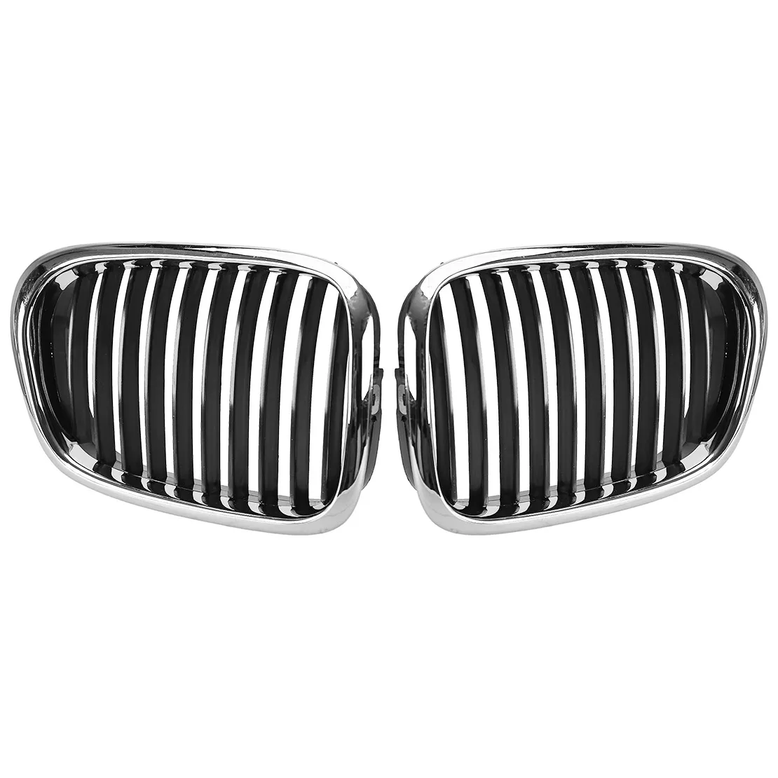 51137005837 51137005838 1 Pair Car Front Bumper Hood Grilles Fit For BMW 5 E39 520i 523i 525i 528i 530i 535i 540i M5 1999-2003
