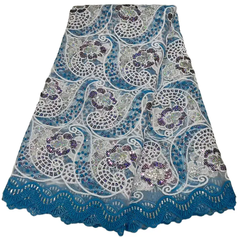 Низкая цена яркое модное 2022 летнее Новое удобное ткань нигерийское французское