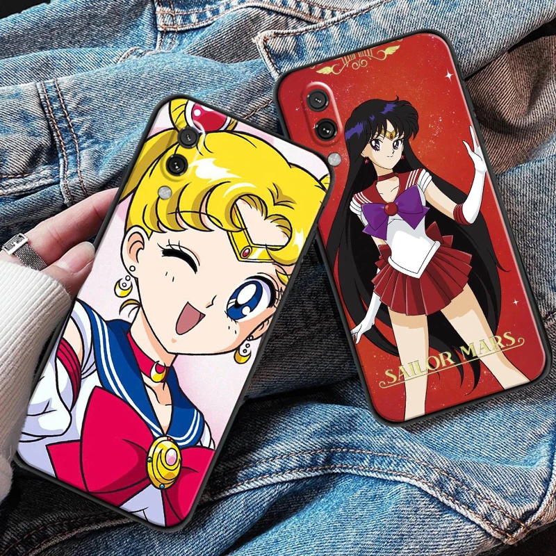 

Bandai Sailor Moon Anime For Xiaomi Redmi 9 9C 9A 9AT 9i Phone Case Back Soft Coque Liquid Silicon