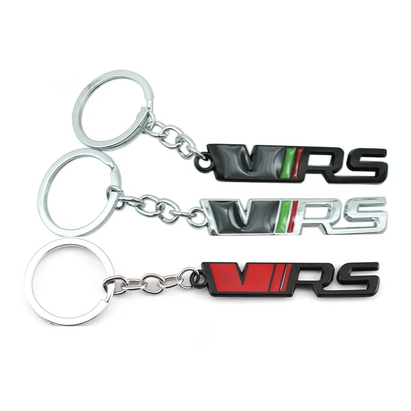 

Metal Car Keychain Keyring Key Chain Ring Holder for Skoda VRS Logo Octavia Kamiq Kodiaq Karoq Superb Fabia 2 3 Rapid Favorit