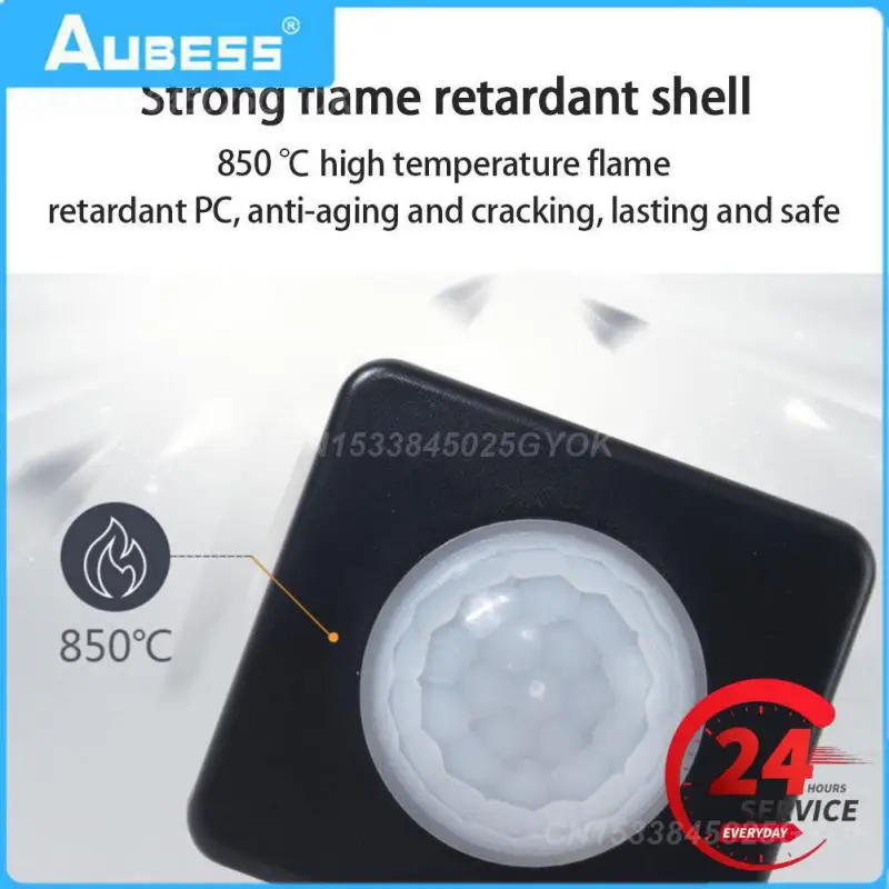 

Mini Induction Switch Sensor 12m 85v-240v Human Body Sensor Diy Pir Infrared Sensor Adjustable Illumination
