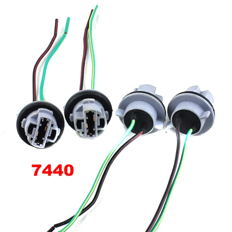 

2 шт., держатель для лампы указателя поворота тормоза 7440 T20