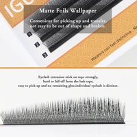 iguionss mixed yy design lashes 1 row8 12mm extension faux mink black soft invividual eyelashes y shape volume lashes