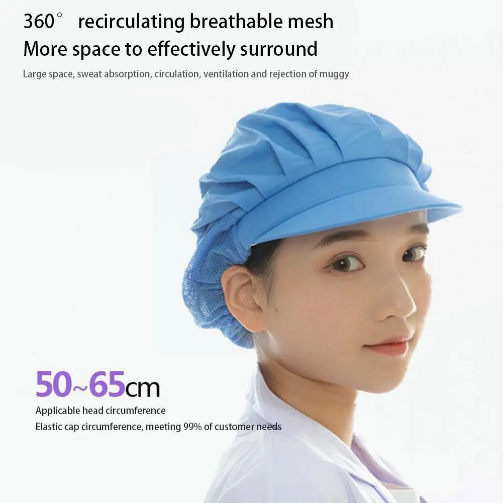 Reusable Elastic Mesh Chef Hat 