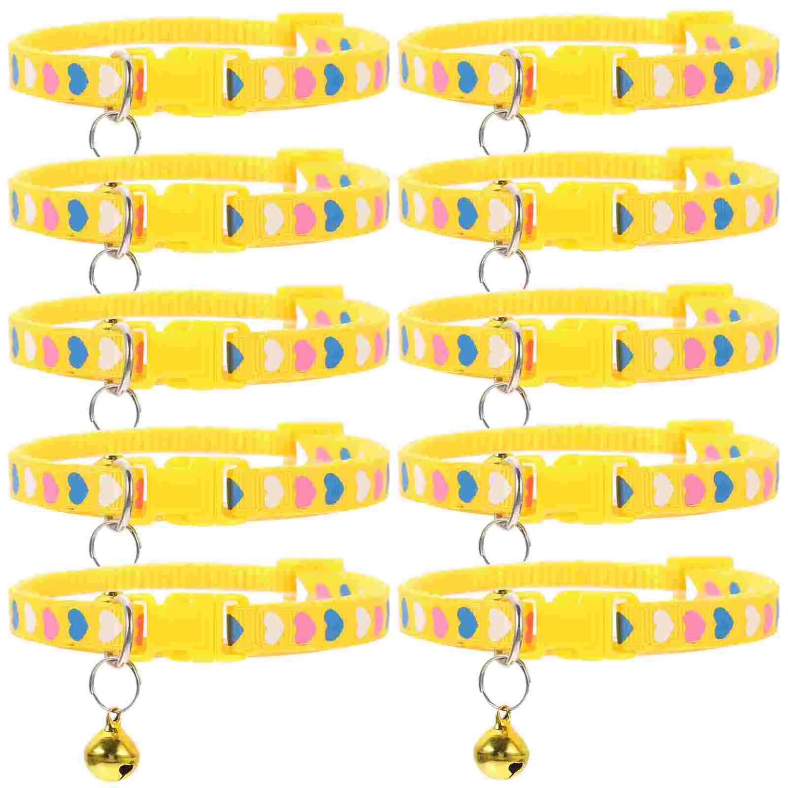 

Collar Pet Collars Cat Heart Puppy Pattern Decorative Adjustable Weeks Dog Holiday Neckwear Buckle Safety Decor Creative
