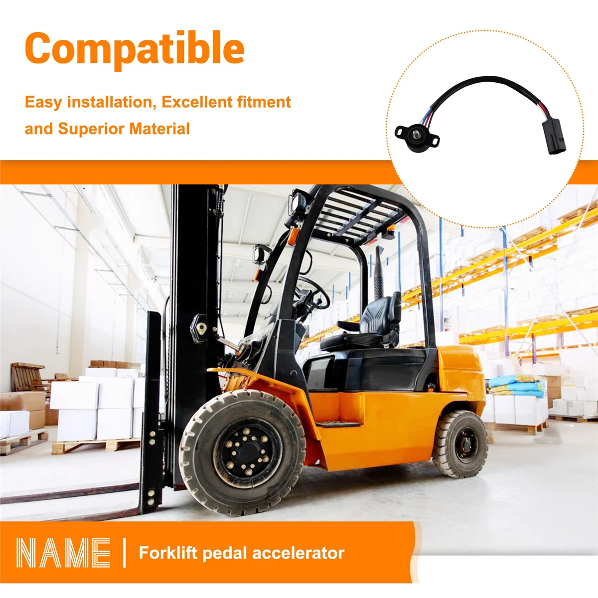 Запасные части для электрического вилочного погрузчика педаль акселератора