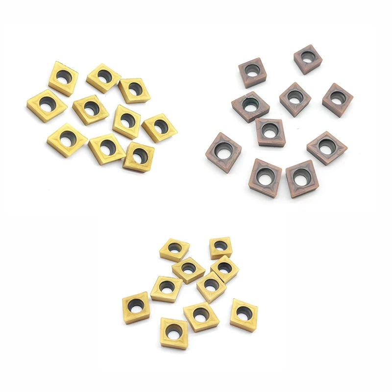 

10Pcs CCMT060204 CNC Internal Turning Tool Carbide Turning Tool Milling Tool Lathe Tool CCMT