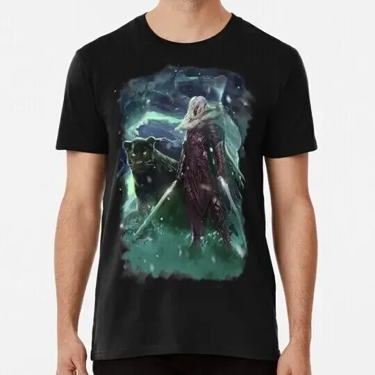 Футболка Drizzt And Guenhwyvar Do urden Drow Fighter от S до 5XL сделано в США