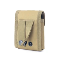 outdoor combat military bag tactical single pistol magazine bag flashlight sleeve airsoft hunting camo bag