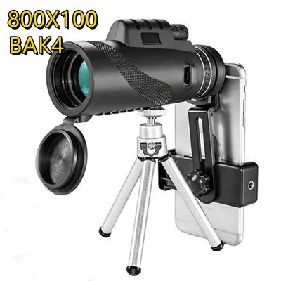 

80X100 Telescope Super Zoom Monocular Binoculars Wide Angle Prism Day/night Vision With Tripod For View Birds Camping
