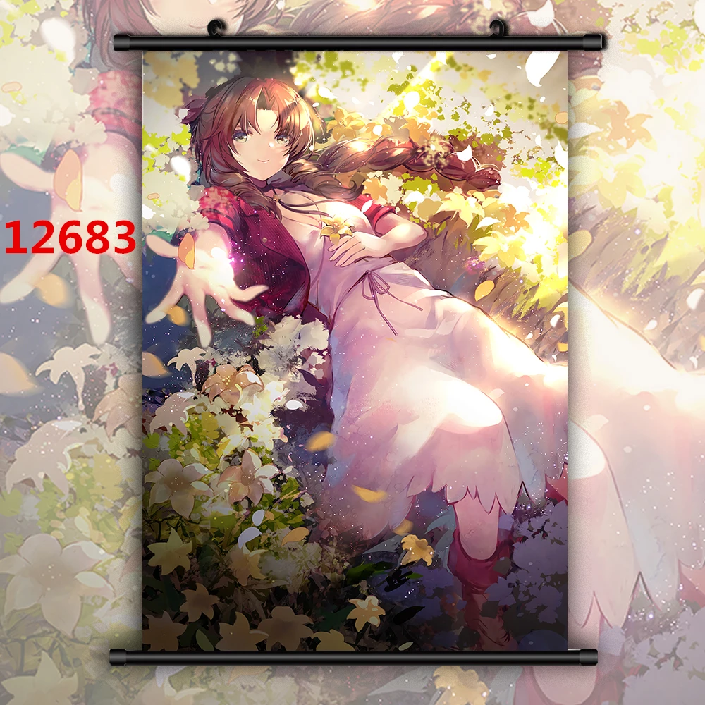 Настенный постер-свиток окончательная фантазия VII FF7 Aerith gainsborо HD | Дом и сад