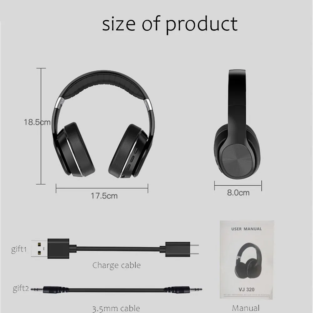 Беспроводные наушники Shoumi Bluetooth Over Eer 5 0 для ПК стереогарнитура с микрофоном