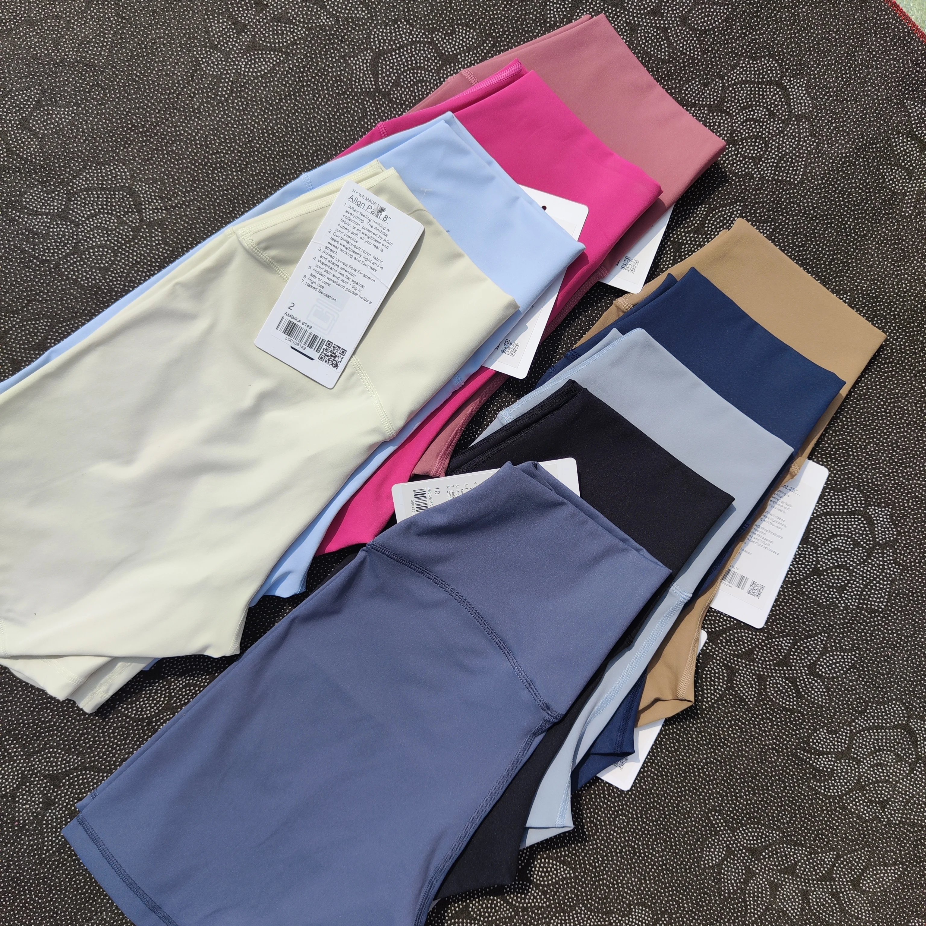 Luluwomen's Shorts Gym Leggings Outdoor Jogging Yoga Cycling Shorts 4