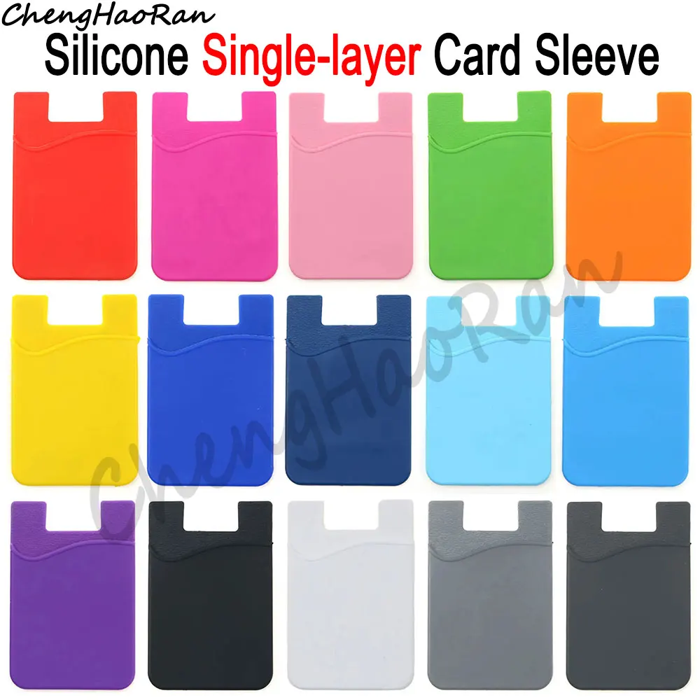 1 шт. силиконовый однослойный держатель для карт