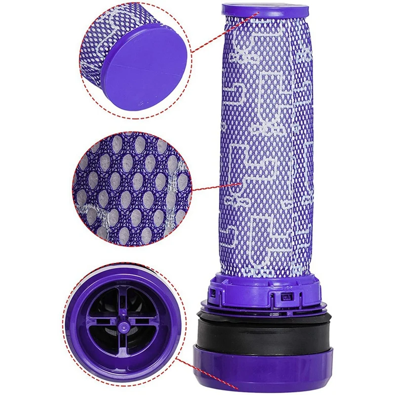 2 Pack Pre-Motor Filter For Dyson DC28 DC28C DC37 DC39 DC39I DC53 Vacuum Cleaner With Brush - 923413-01 | Бытовая техника