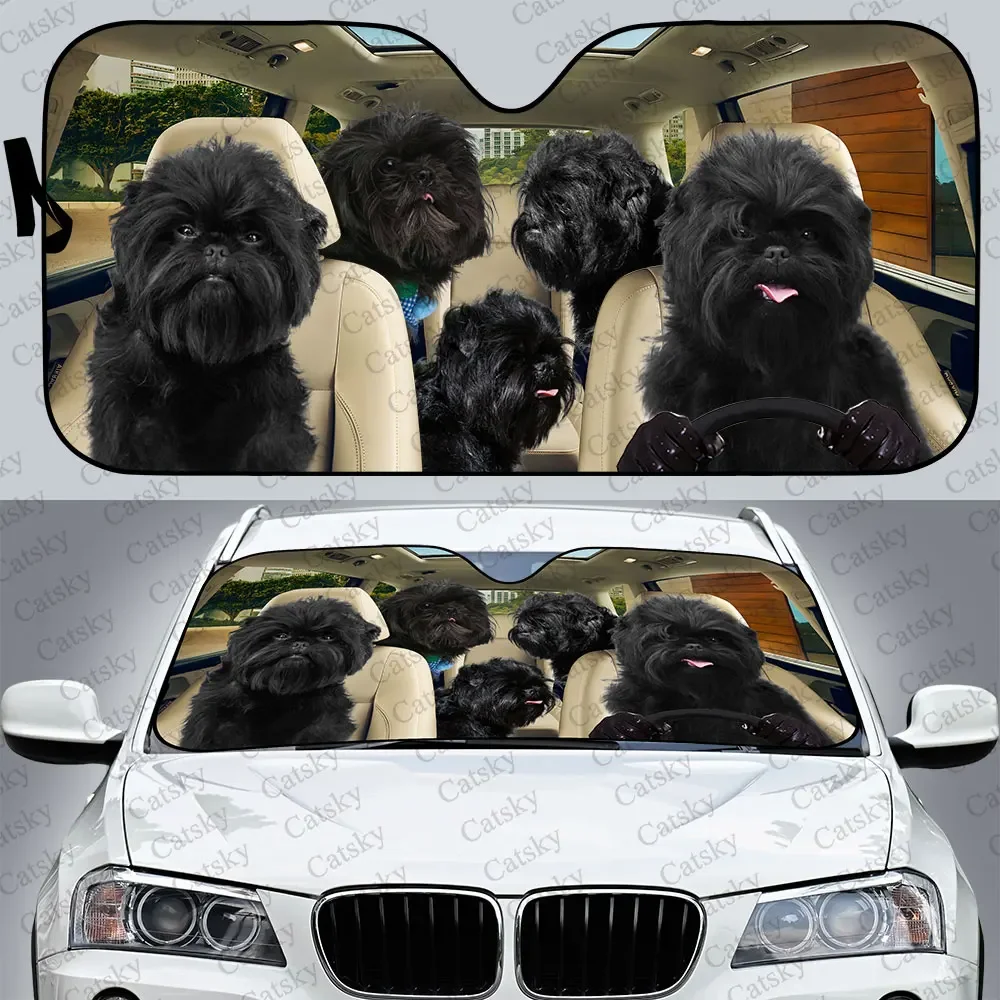 Автомобильный солнцезащитный козырек Affenpinscher подарок для любителей