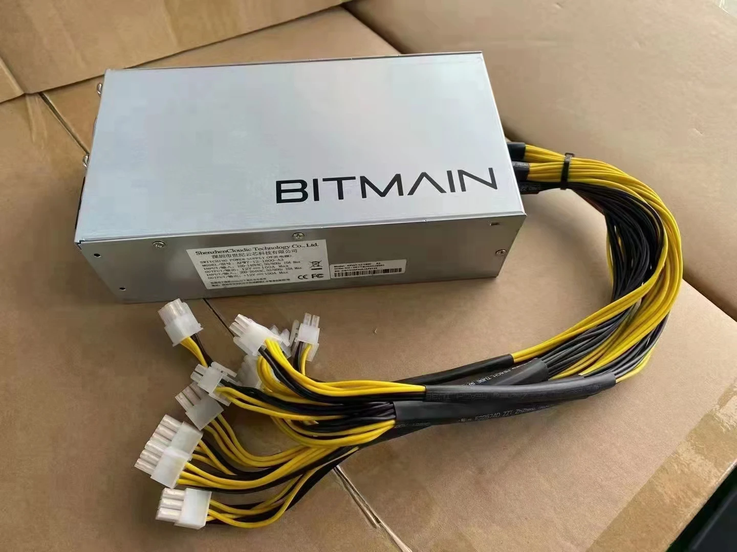 Блок питания для майнинга BTC LTC Miner BITMAIN Antminer APW7 1800 Вт блок 12 В а ANTMINER S9 S9i Z9 L3 + D3 T9