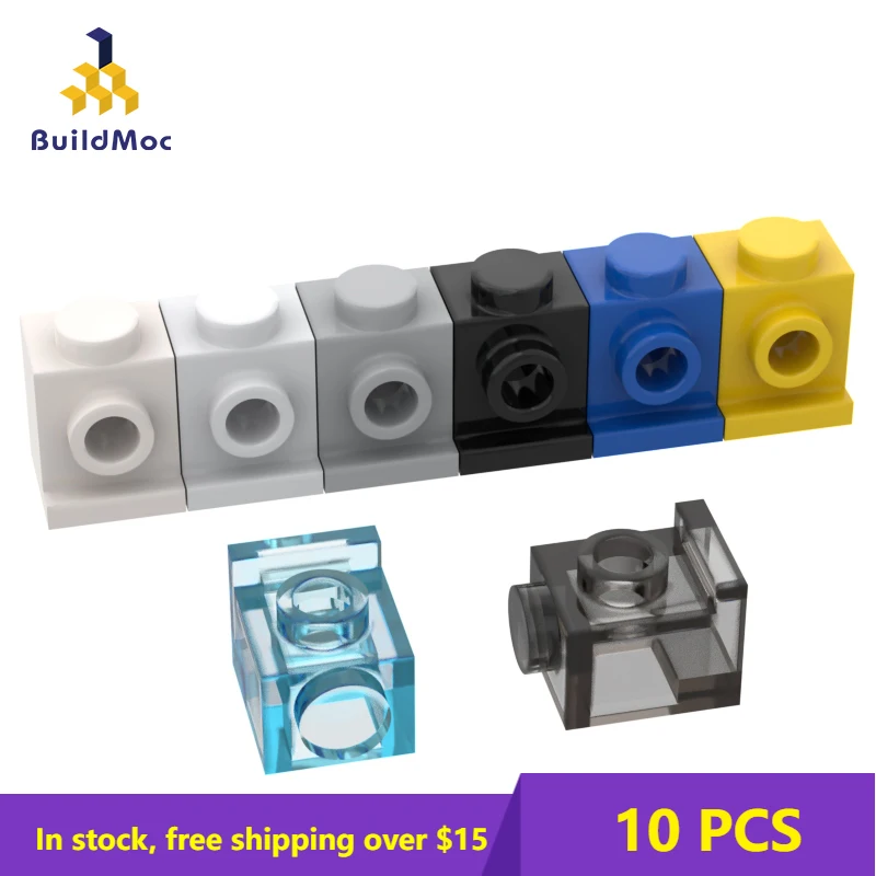 

10pcs Bricks Part 4070 Brick Special 1x1 with Headlight and No Slot Building Blocks DIY Educational High-Tech Spare Kids Toys
